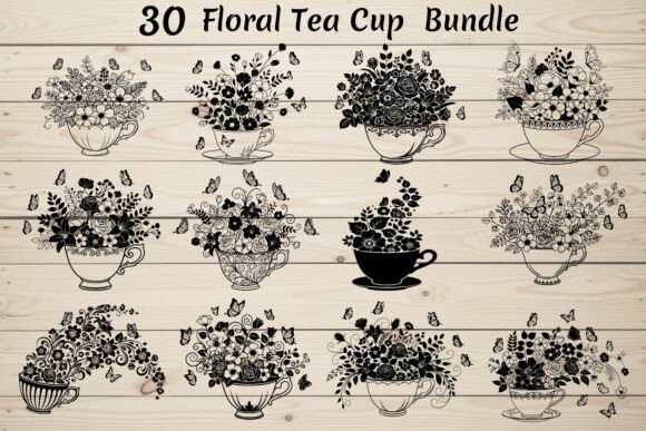 30 Floral Tea Cup Bundle Review
