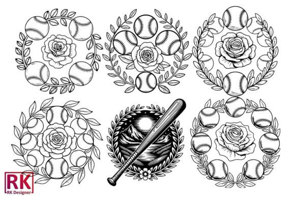 Baseball Rose SVG Design Bundle Review