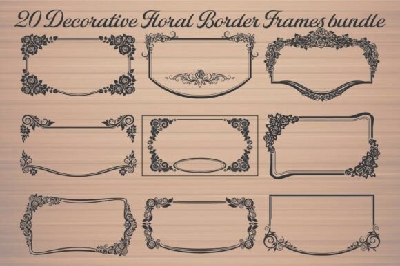 Decorative Floral Border Frames Review