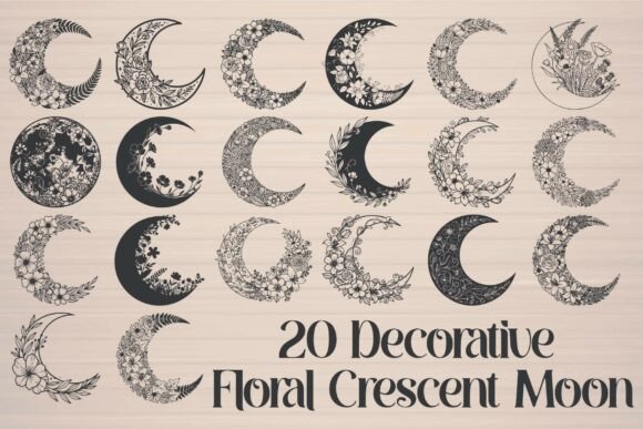 Decorative Floral Crescent Moon Review
