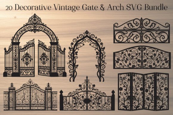 Decorative Vintage Gate Arch SVG Review