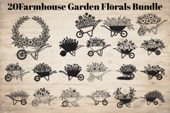 Farmhouse Garden Florals SVG Bundle Review