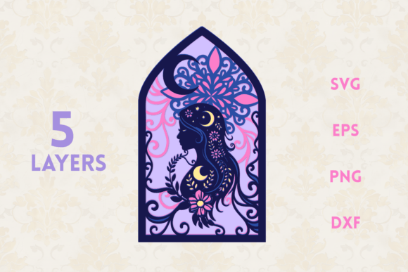 Floral Mandala Fairy with Moon Embroidery Review