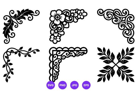 Floral Ornamental Corner Vector Set Review