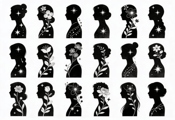 Floral Silhouette Vector Art Bundle Review
