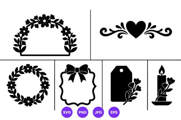 Floral Wreath Heart Candle Gift Tag Review