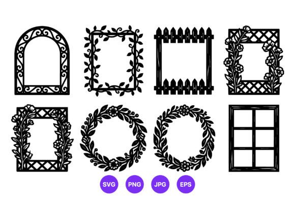 Ornamental Floral Frames Vector Set Review